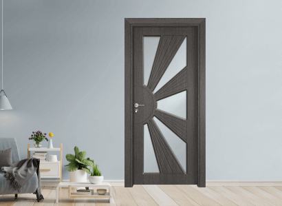 Интериорна врата Гама модел 204 цвят Сив кестен
