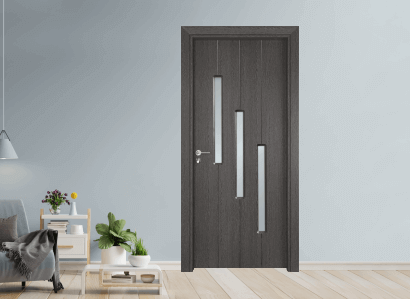 Интериорна врата Гама модел 206 цвят Сив кестен