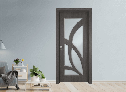 Интериорна врата Гама модел 208 цвят Сив кестен