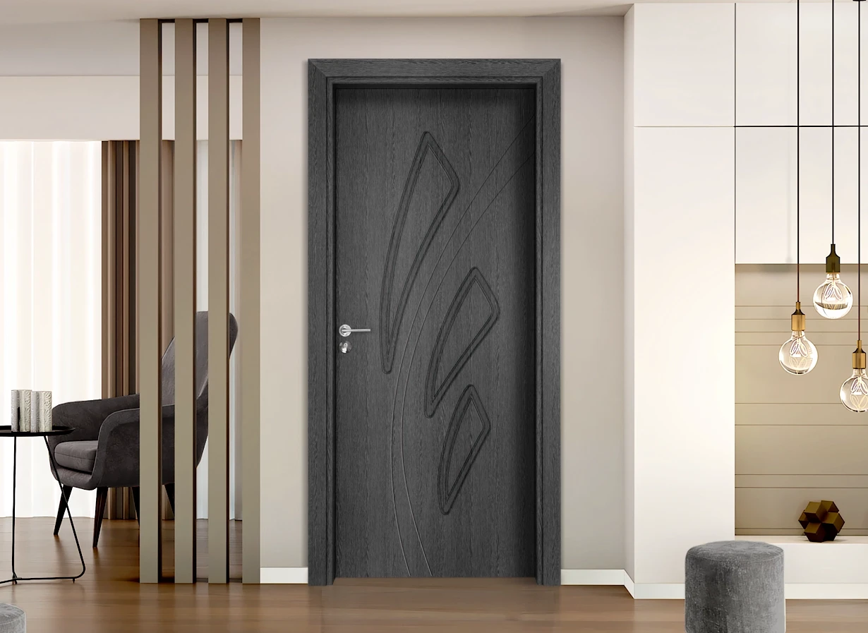 Интериорна врата Гама 202P, цвят Сив кестен