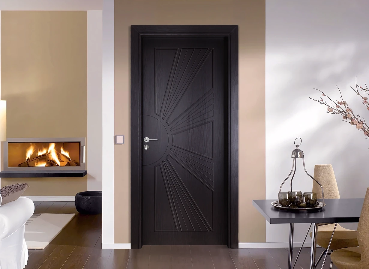 Интериорна врата Гама 204P, цвят Венге