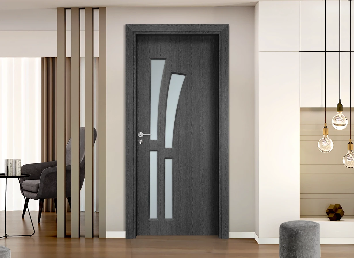 Интериорна врата Гама 205, цвят Сив кестен