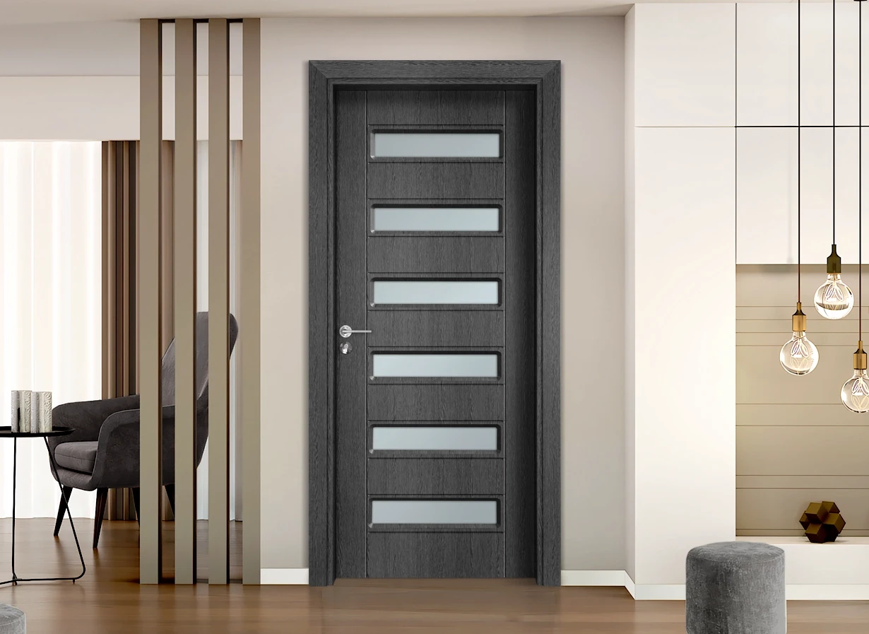 Интериорна врата Гама 207, цвят Сив кестен