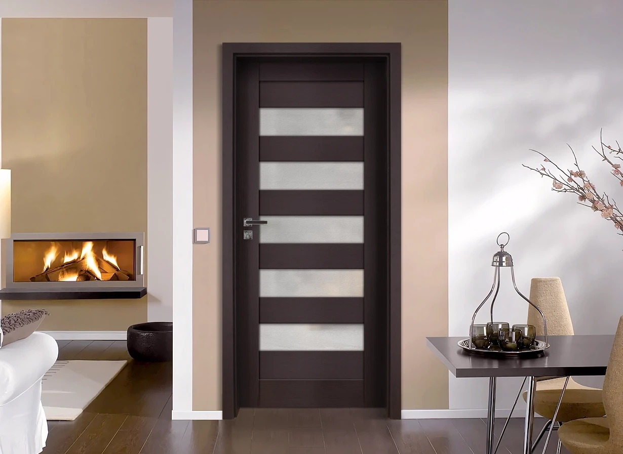 Интериорна врата Граде Aaven Glas Орех Рибейра