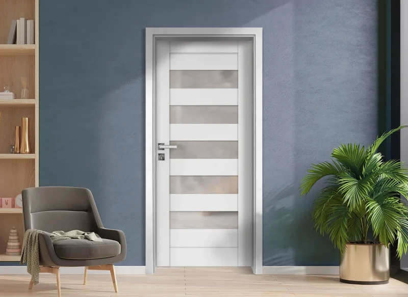 Интериорна врата Граде Aaven Glas Бял Мат